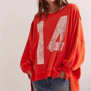 GRAPHIC CAMDEN PULLOVER RED COMBO 14